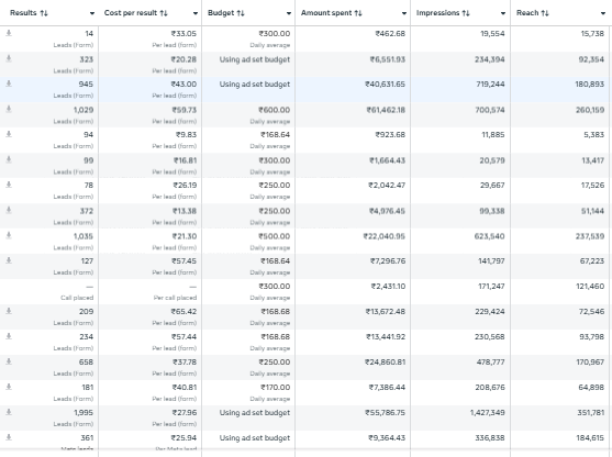 Meta Ads Lead Generation Campaign
