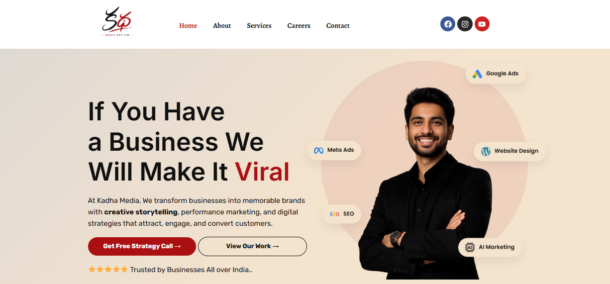Kadha Media Website